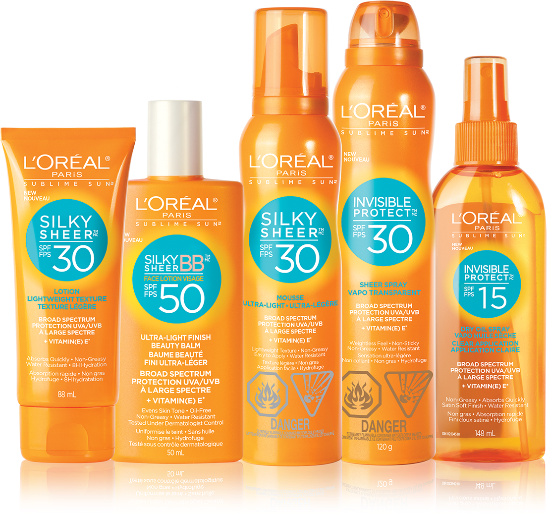 Download L Oreal Sun Protection Full Size PNG Image PNGkit