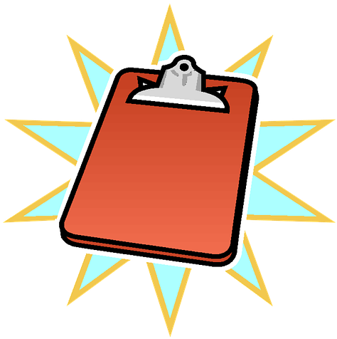 Clipboard, Writing Board, Important, Notice, Board (478x720), Png Download