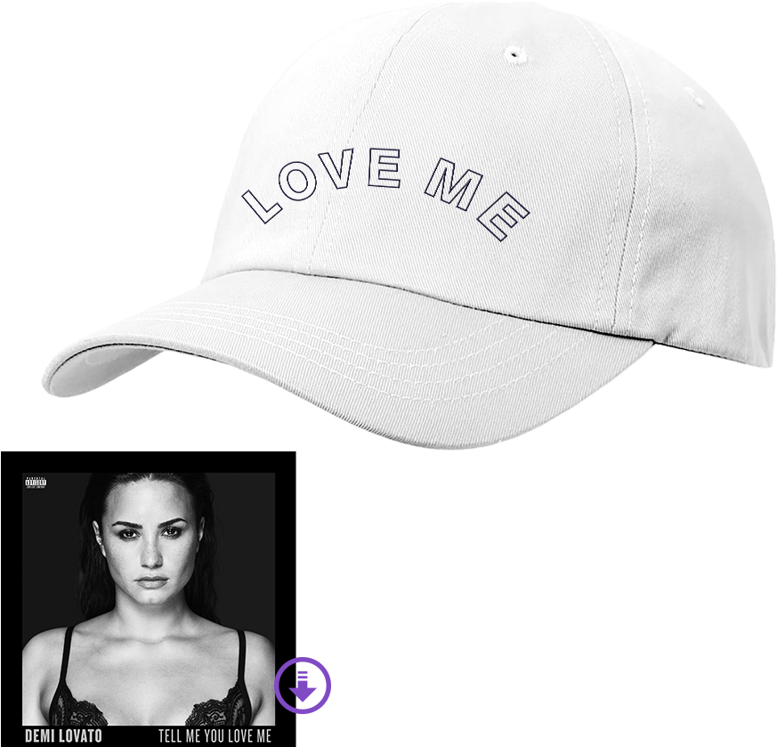 White Dad Hat Super Digital Album - Demi Lovato Tee Shirt (1000x1000), Png Download