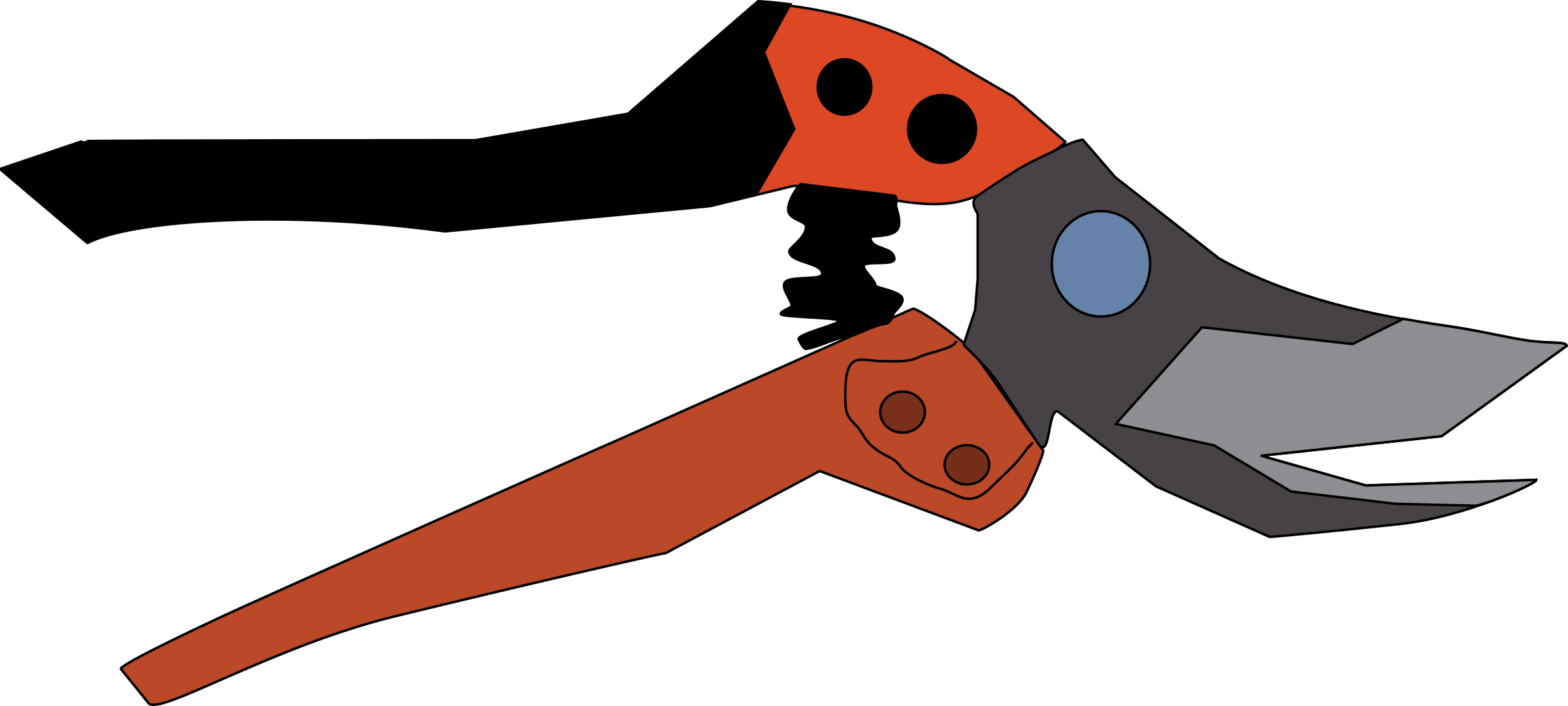 This Free Icons Png Design Of Garden Scissors (2400x1081), Png Download