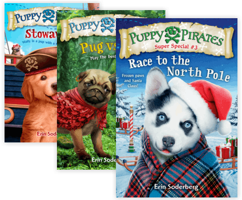 Puppy Pirates - Puppy Pirates #6: Pug Vs. Pug (505x395), Png Download