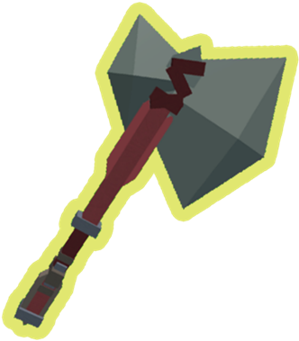 Power Axe - Carmine (420x420), Png Download