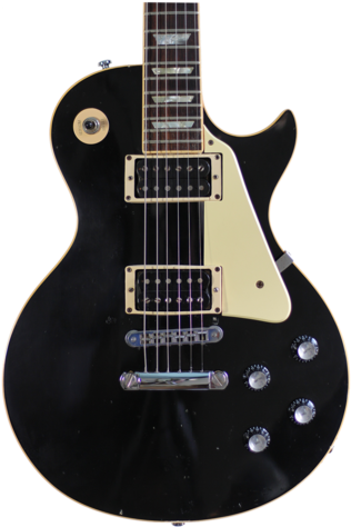1979 Gibson Les Paul - Purple Les Paul Guitar (322x479), Png Download