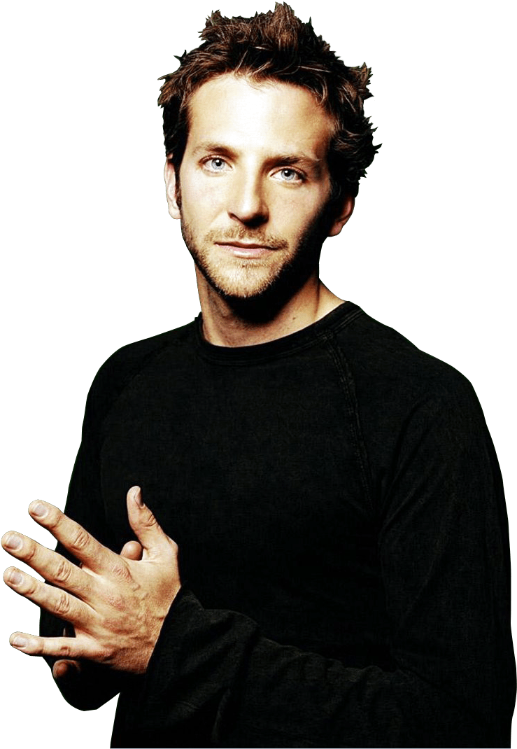 Bradley Cooper Portrait - Bradley Cooper Actor Star Art 32x24 Poster Decor (943x1125), Png Download