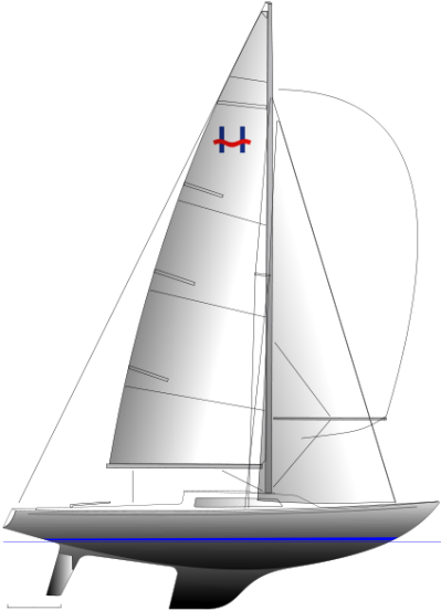 Sail Transparent - H Boat (400x566), Png Download