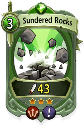Sundered Rocks - Super Rares Battlehand Trix (450x560), Png Download