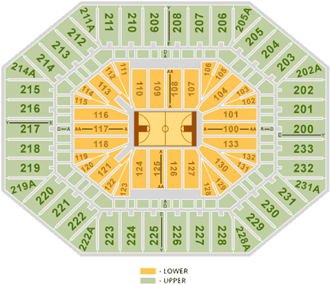 North Carolina Tar Heels Mens Basketball - Unc Chapel Hill Basketball Stadium Layout (500x500), Png Download