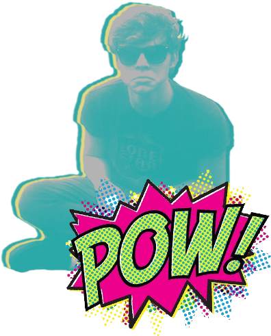Transparent Ashton Png To Use Tumblr Transparent Ashton - Comic Book Pow (500x700), Png Download