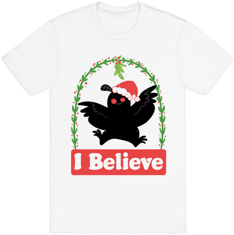 Christmas Mothman Mens T-shirt - Kk Do You Love Me (484x484), Png Download