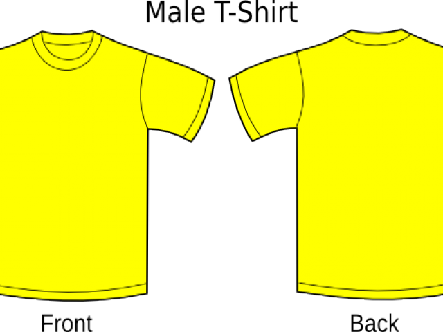 Yellow Clipart Tee Shirt - Portable Network Graphics (640x480), Png Download