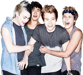Luke Hemmings Signature Transparent Ashton Irwin Overlays - She Looks So Perfect (398x347), Png Download