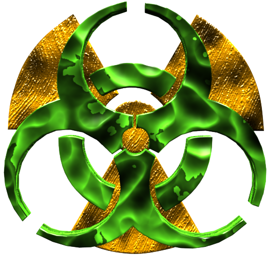 Radiation Sign (800x600), Png Download