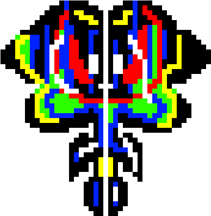 Pharaoh Flowey Virus Suprised - Cross (540x510), Png Download