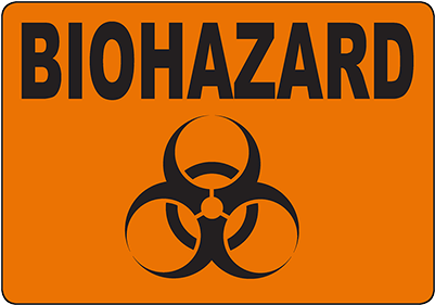 Biohazard Biohazard Sign W/symbol - Biohazard Symbol (400x400), Png Download