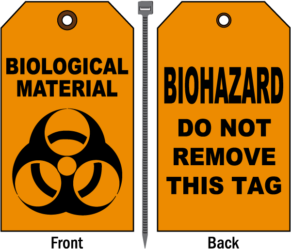 Biological Material Back Reads - Biohazard Sign (600x514), Png Download