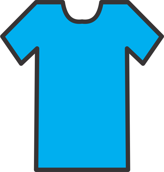 23 T Shirt Outline Printable Free Cliparts That You - Blue Shirt Outline (627x658), Png Download