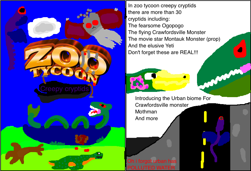 Zoo Tycoon Creepy Cryptids - Zoo Tycoon 2 (1280x1024), Png Download
