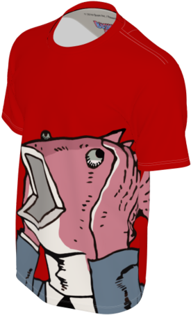 Suprised Business Fish Shirt - Illustration (480x480), Png Download