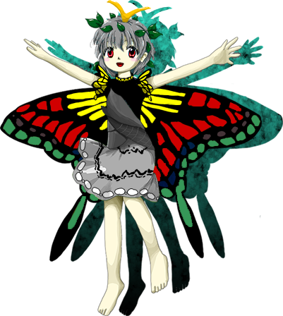 16979880 - >> - Touhou Eternity Larva (401x448), Png Download