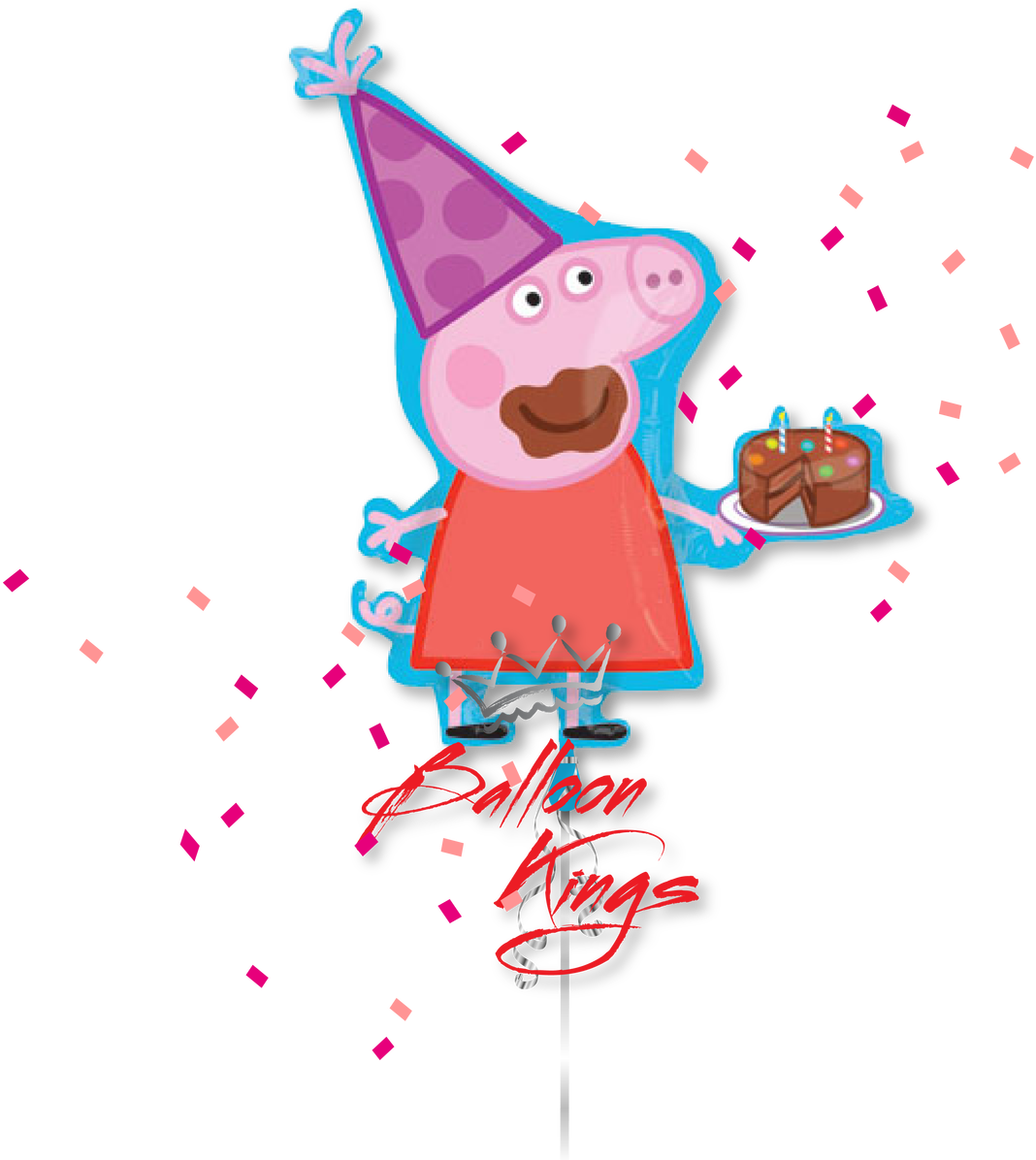Peppa Pig - Peppa Happy Birthday (1280x1280), Png Download