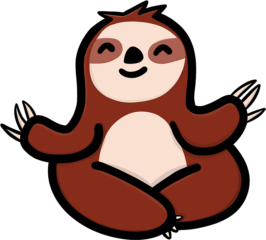 Contact Sloth - Sloth (1000x822), Png Download