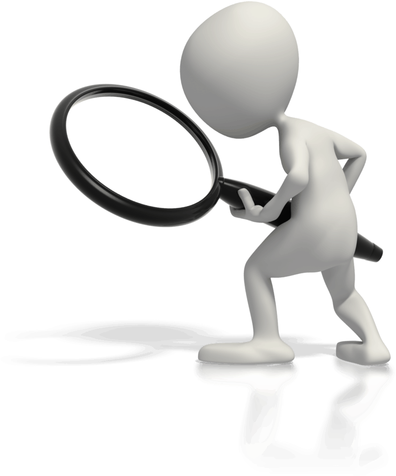 Investigating A Shooting - Searching Clip Art (1000x1000), Png Download