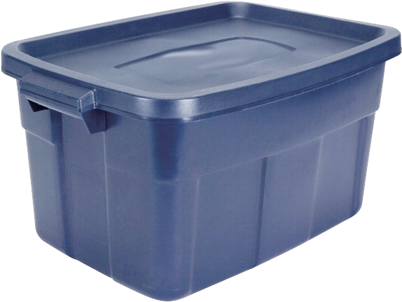 Plastic Storage Bin - Plastic (602x496), Png Download