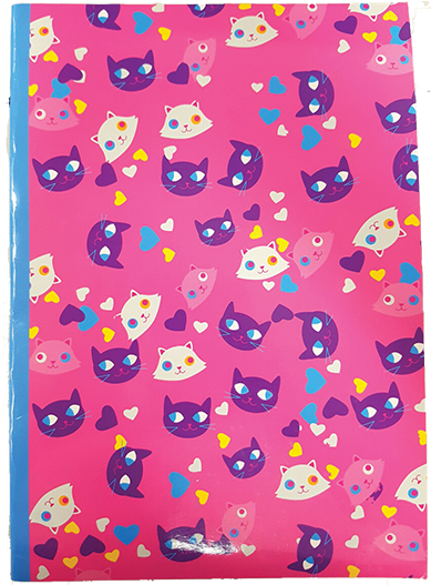 Cats Exercise Book A4 - Book (476x586), Png Download