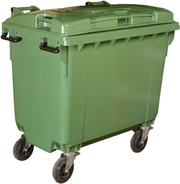 Mobile Garbage Bin 660l (400x400), Png Download