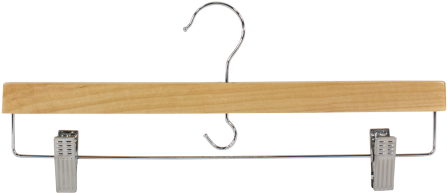 Wooden Skirt Hangers, Natural - Clothes Hanger (492x492), Png Download