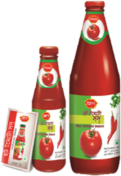 Pran Hot Tomato Sauce (375x375), Png Download