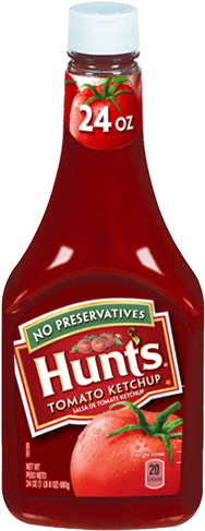 Ketchup & Bbq Sauce - Hunt's Tomato Ketchup 24 Oz (500x500), Png Download