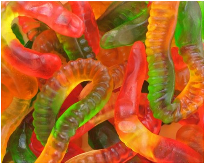 Atwoods Gummy Worms - Gummy Worms (700x700), Png Download