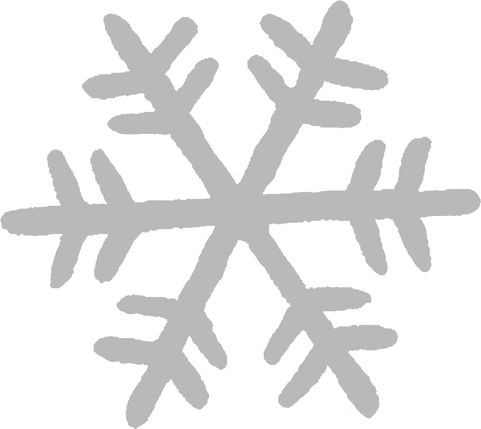 The Graphics Monarch - Snowflake Silhouette (1224x1174), Png Download