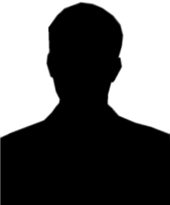 Men Silhouette Transparent Background - Passport Size Photo Blank (564x753), Png Download