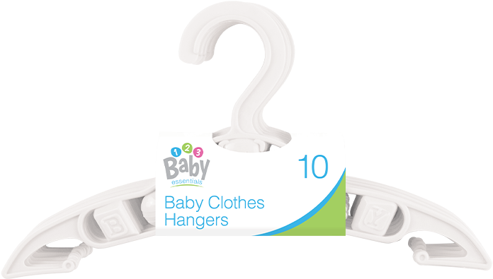 White Baby Clothes Hangers - Clothes Hanger (800x620), Png Download