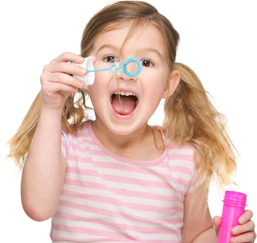 Chatting Children - Soap Bubble (1075x1000), Png Download