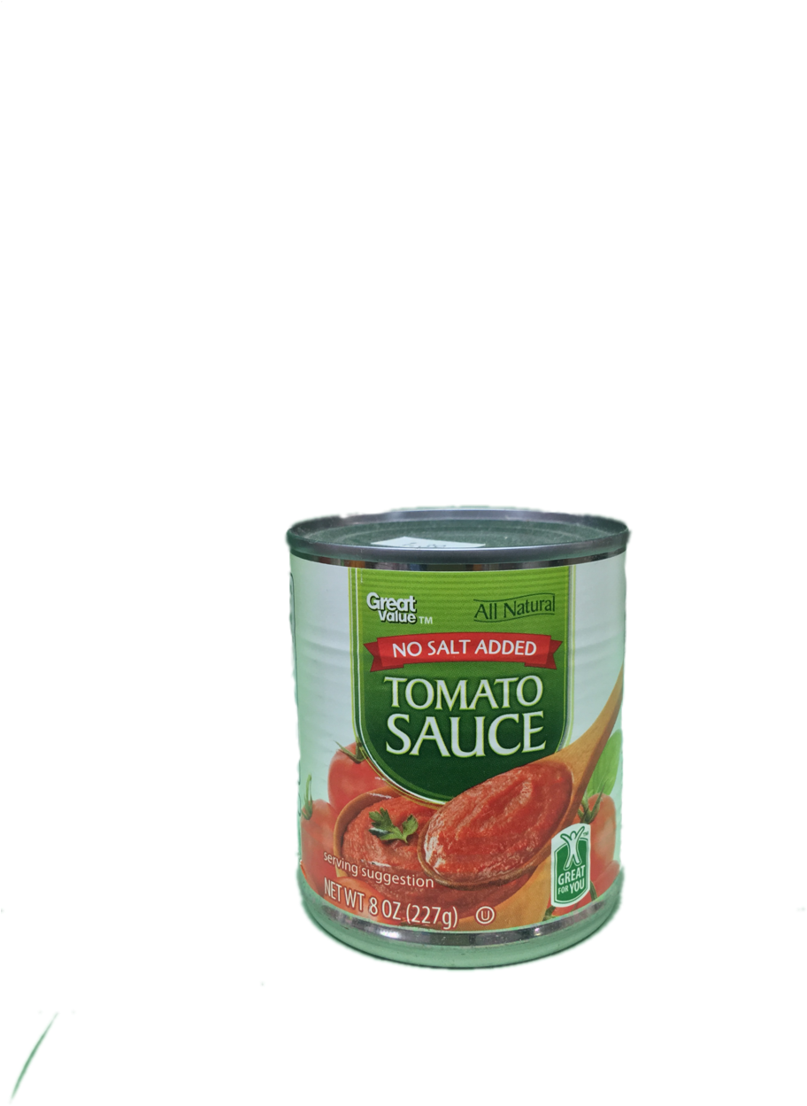 Great Value Tomato Sauce 8 Oz (1000x1333), Png Download