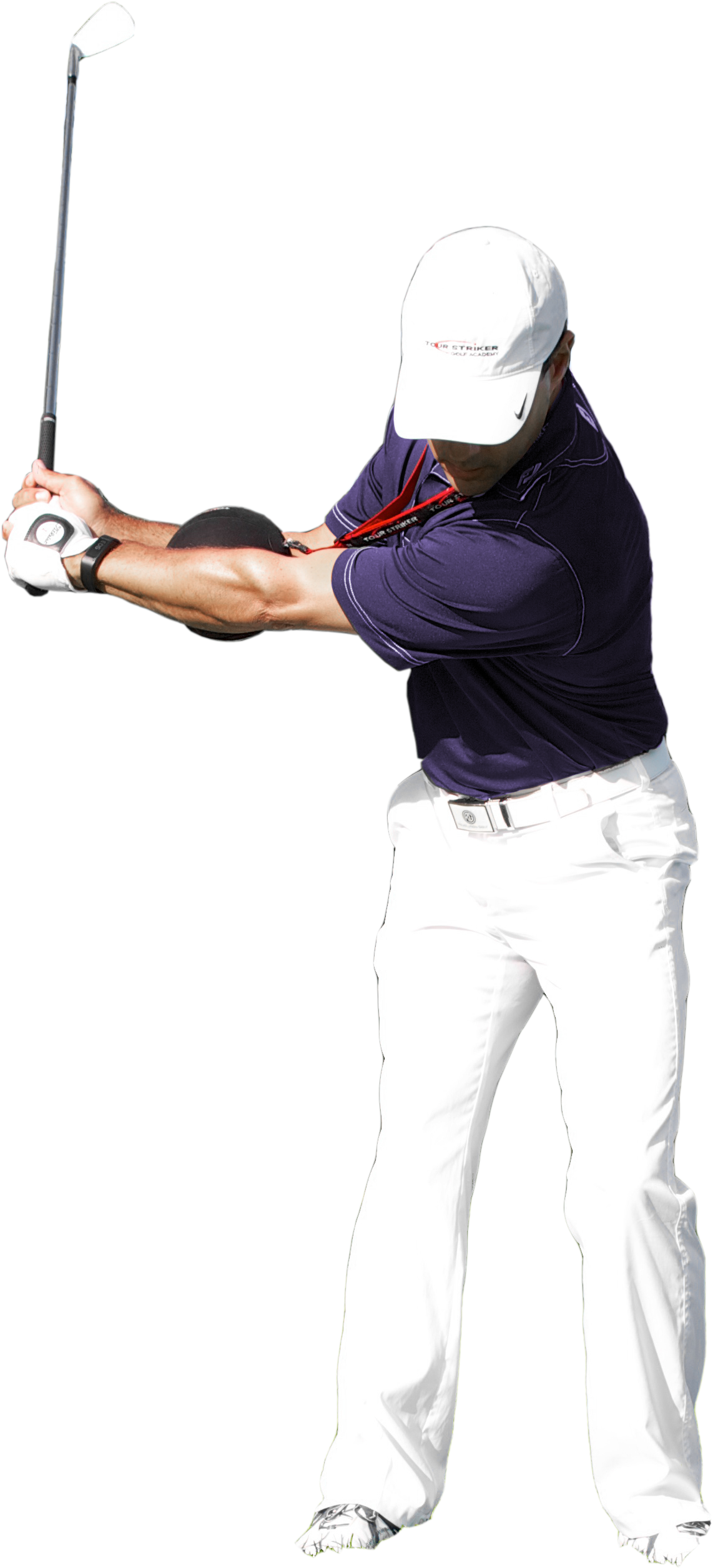 Golfer1 - Baseball Player (1359x2662), Png Download