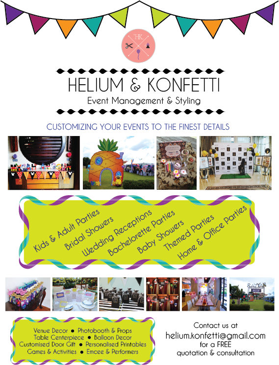 Helium & Konfetti Is The Right Place To Come To And - Flyer (569x746), Png Download