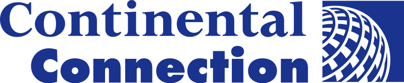 Continental Airlines Logo 2009 (800x165), Png Download