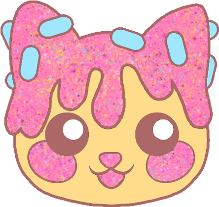 Doneko Glitter - Portable Network Graphics (450x450), Png Download
