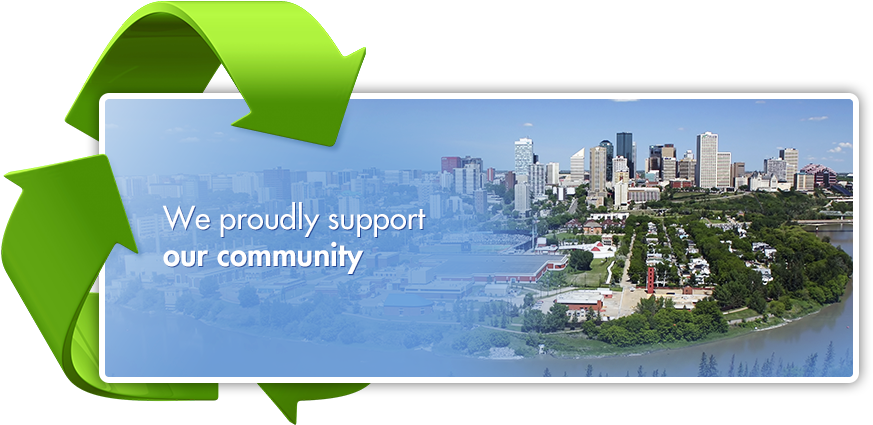 We Proudly Support Our Community - City Of Edmonton (960x428), Png Download