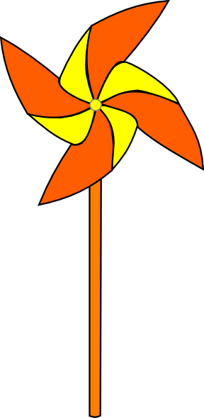 Pinwheel Clipart (288x590), Png Download