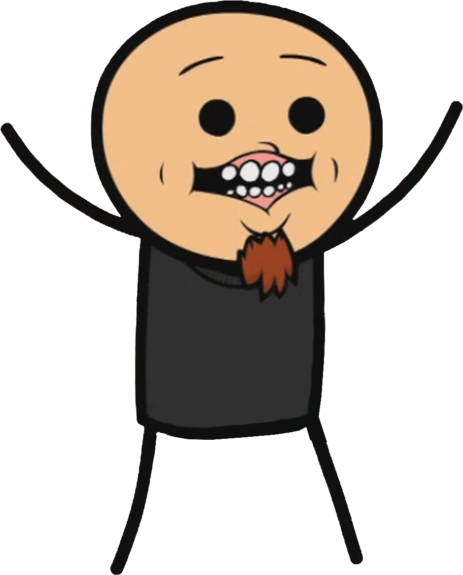 Cyanide And Happiness Character Png (1016x1200), Png Download
