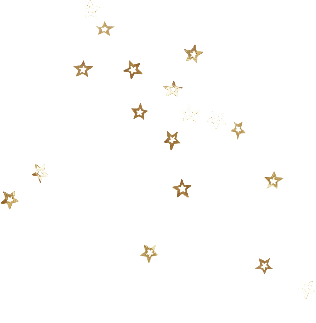 Nld Metallic Stars - Lettering (1199x1223), Png Download