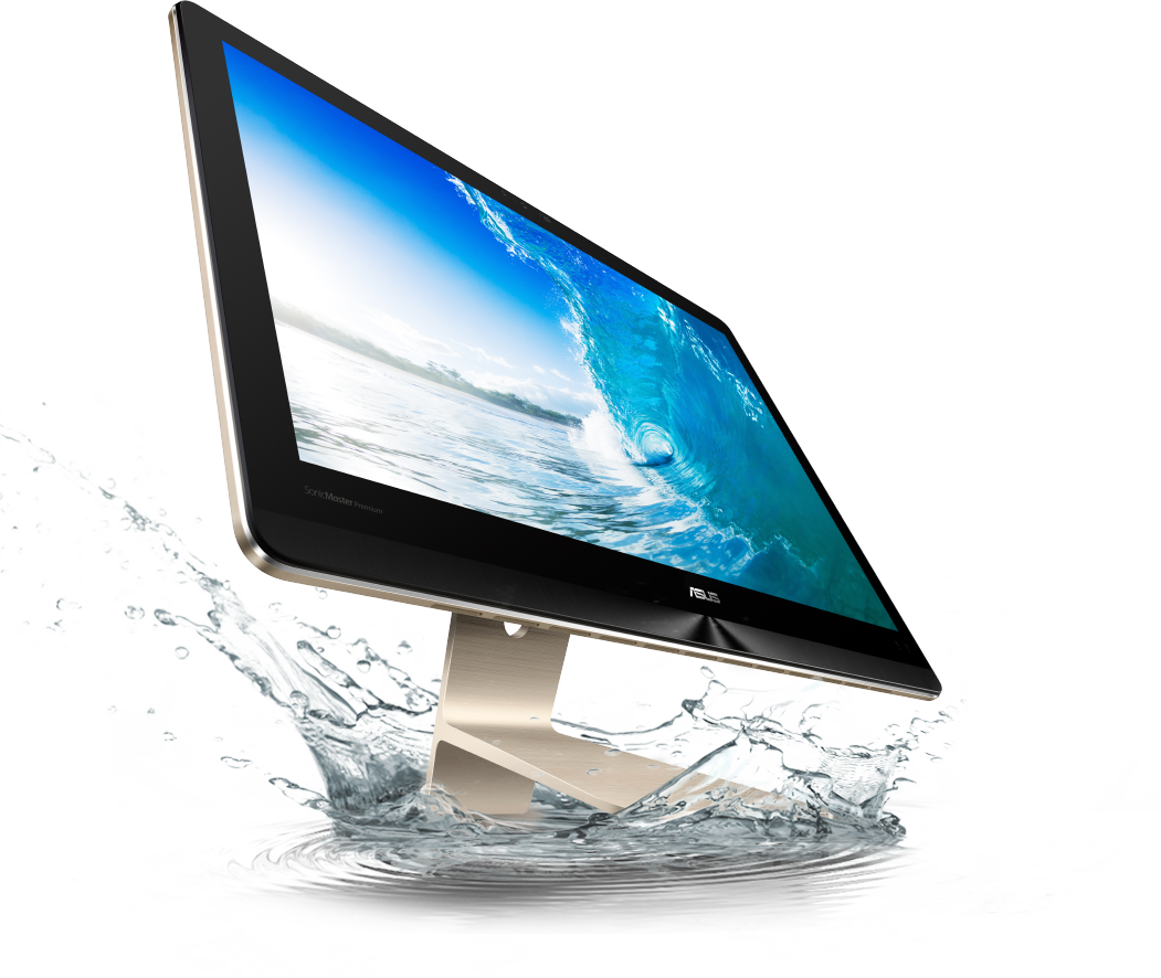 Image - Asus Zen Aio Zn240ic (1051x886), Png Download