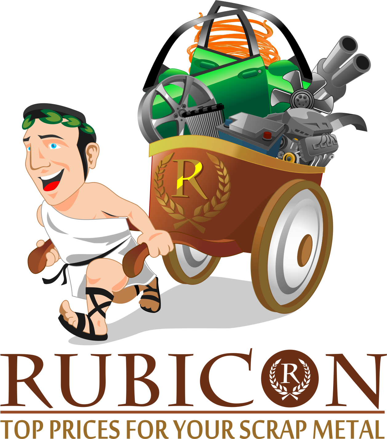 Steel Clipart Scrap Yard - Rubicon Recycling (1258x1424), Png Download
