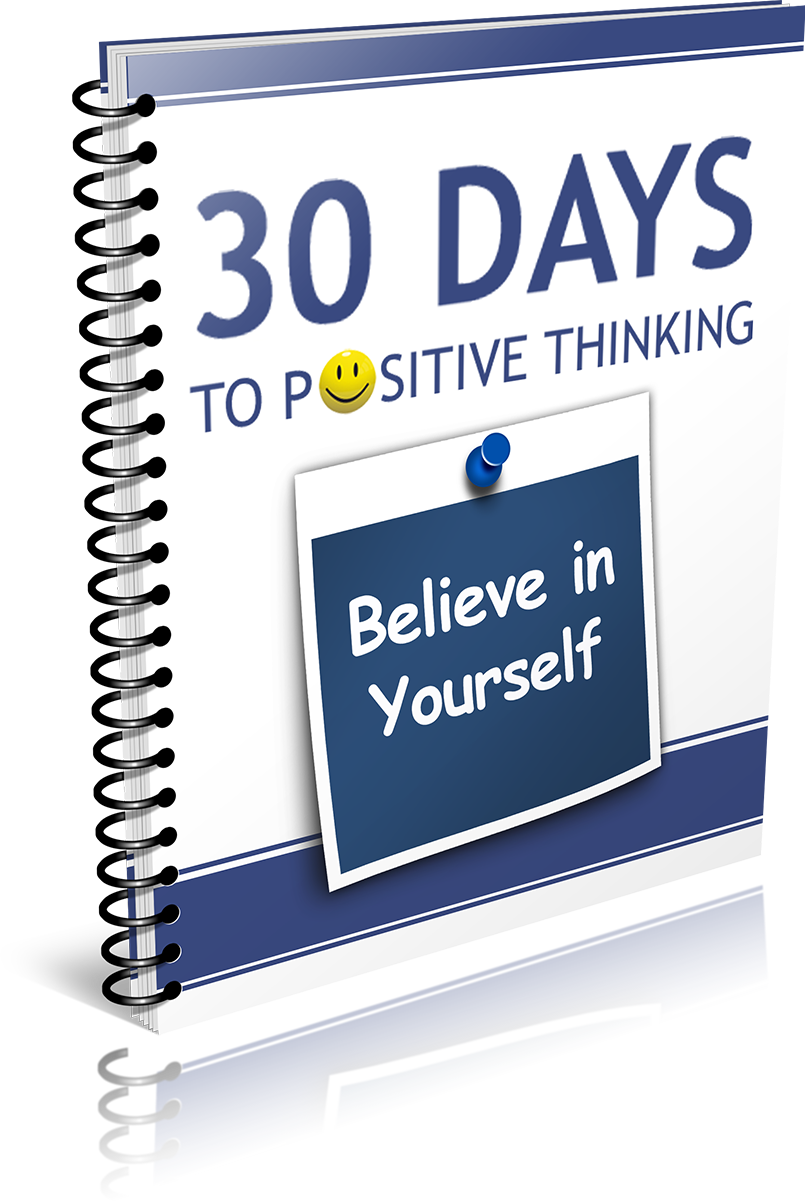 30 Days To Positive Thinking - Signage (805x1201), Png Download