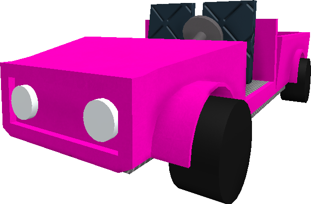 Pinkcar - Roblox Lumber Tycoon 2 Pink Car (627x412), Png Download